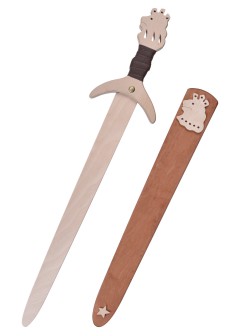 Children-Knights-Sword-Lowenstein-Wooden-Toy-w-Scabbard