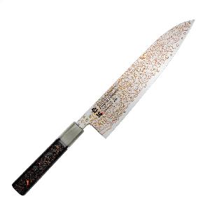 Kuchynsky-nuz-Chef-Gyuto-240-mm-Konoll�-Colored-Damascus