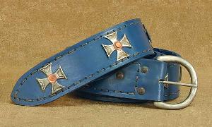 Blue-Medieval-Wide-Long-Belt