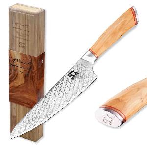 Kucharsky-nuz-Chef-205-mm-SOK-Olive-Sunshine-Damascus