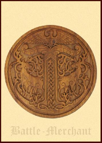 Irminsul-round-solid-wooden-plaque