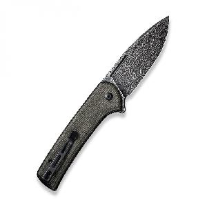 CIVIVI-Knife-Zaviraci-EDC-nuz-CIVIVI-Conspirator-Damascus-Green-Micarta