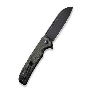 CIVIVI-Knife-Kapesni-EDC-nuz-CIVIVI-Chevalier-Dark-Green-Sandvik-14C28N-Micarta