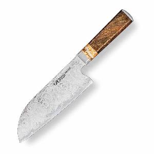 Nuz-sefkuchare-Santoku-180mm-Dellinger-Manmosu---Professional-Damascus