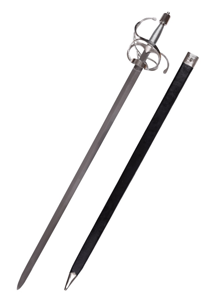 foto Swept Hilt Rapier with Broad Blade, Wire-wrapped Grip