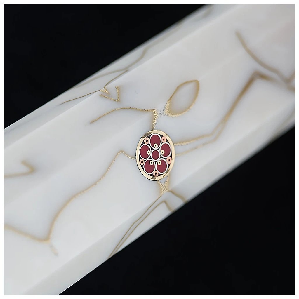 foto Kuchy�sk� n�� Chef/Gyuto 230 mm Dellinger� Forged White Wave