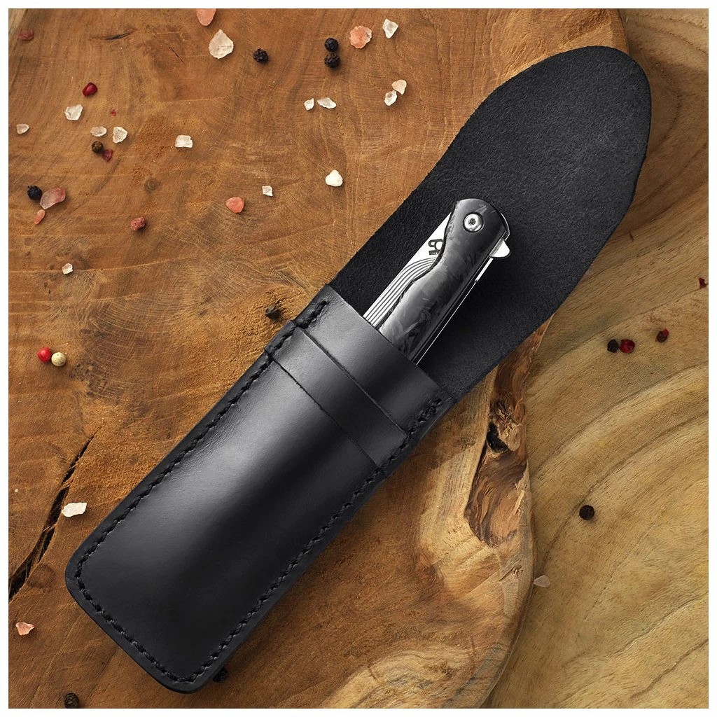 foto Zav�rac� steakov� n�� 100 mm SOK Shark VG-10 Damascus Carbon