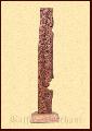 Wooden Stele, carved in Viking Urnes style