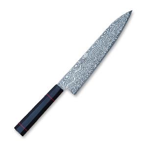 Japonsky-nuz-Gyuto-Chef-210-mm-Kanetsune-Damascus-Namishibuki-series