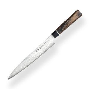 Platkovaci-nuz-Slice-Sashimi-Suncraft-VG-10-Black-Damascus-210-mm