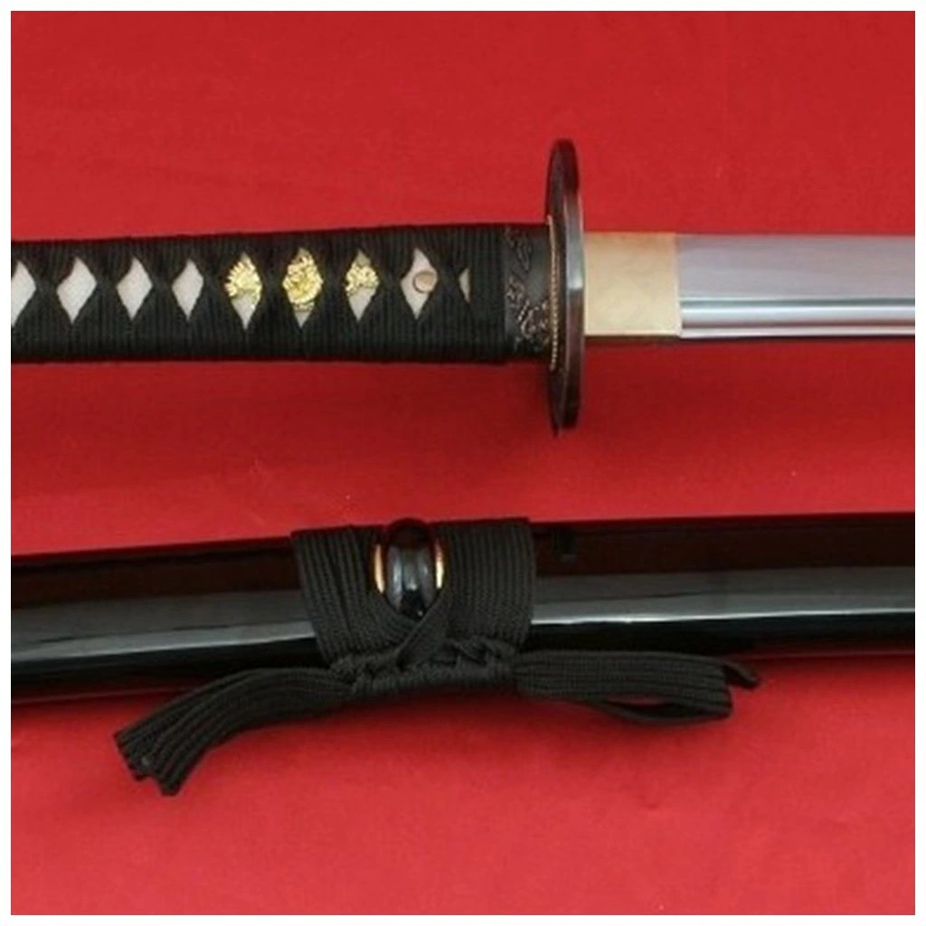 foto Kawashima Dekorativn� me� katana Flowers AISI 1045, kv�tinov� motiv