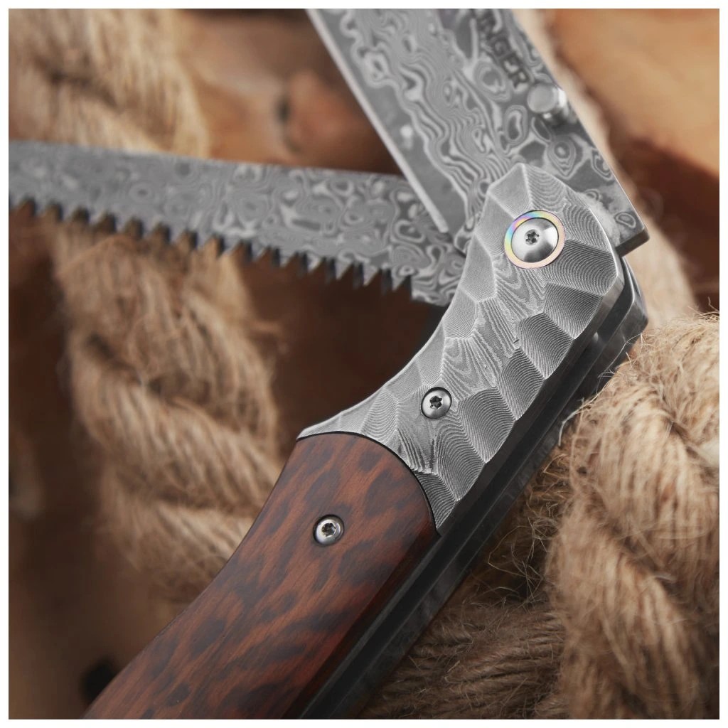 foto Zav�rac� n�� s pilkou Dellinger Wilderer M390, had� d�evo