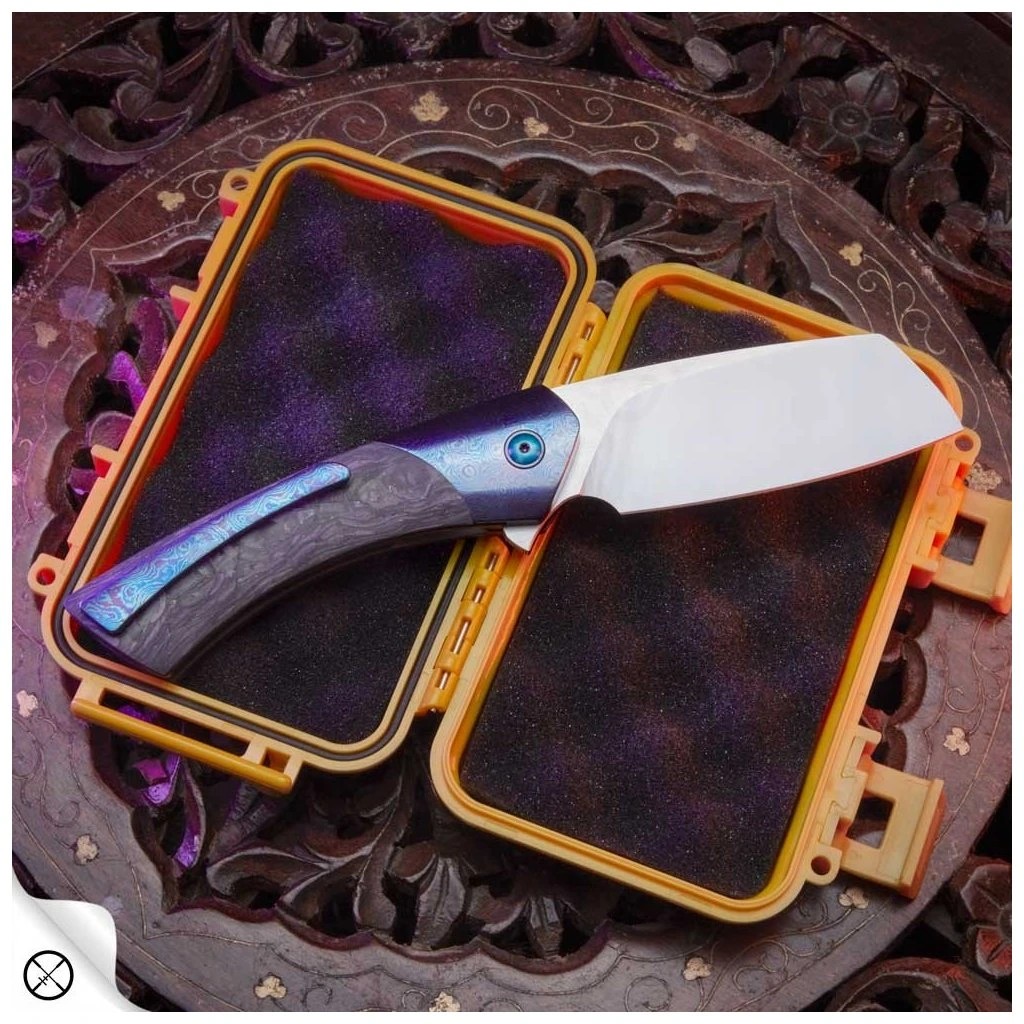 foto Dellinger Melting Rain, limitovan� edice, pr�kov� ocel CPM S90V, Timascus