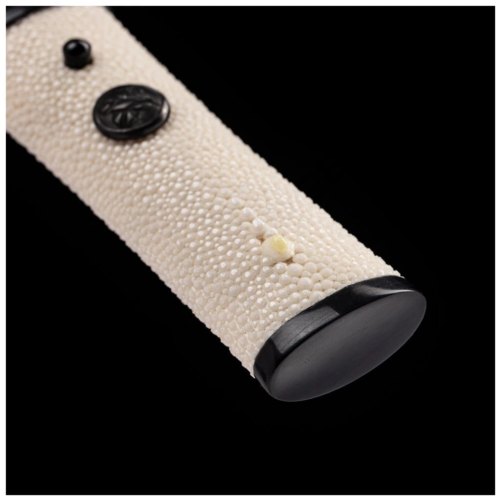 foto Japan Swords Exkluzivn� Tanto Aichi Tamahagane Flower Horimono s oboustrann�m hamonem Suguha