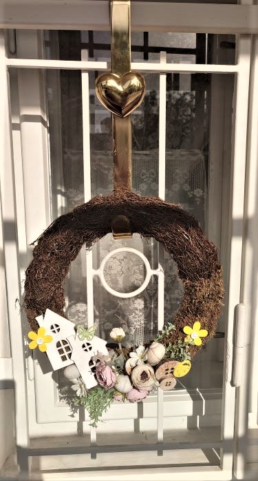 foto .z�v�s na v�nce - srdce, st��brn� barva