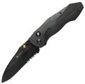 Elishewitz Anubis black half-serrated