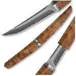 Exkluzivn� tanto n�� Dellinger Nobunaga, ocel SKD11 & d�evo Sapele