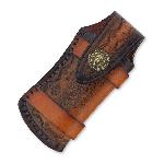 Ko�en� pouzdro Dellinger pro zav�rac� no�e, hov�z� k��e z Argentiny