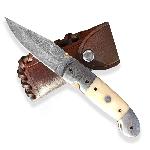 Zav�rac� dama�kov� n�� Dellinger Gunnvor Clip � velbloud� kost