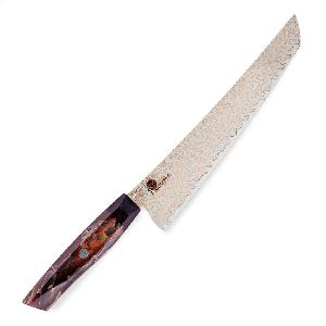 Platkovaci-nuz-Sujihiki-255-mm-Dellinger�-Resin-Mash-Gold-Damascus