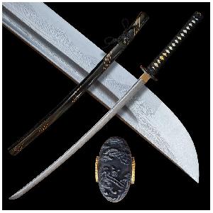 Kawashima-Dekorativni-mec-katana-Tatsuta-prekladana-ocel-AISI-1045