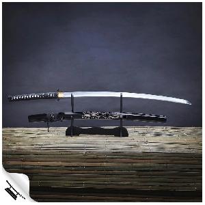 Kawashima-Remeslna-replika-mece-katana-Gohan-motiv-bambusu-AISI-1045