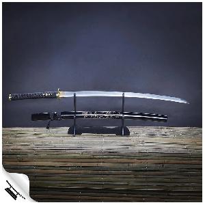 Kawashima-Remeslna-replika-mece-katana-Himawari-motiv-slunecnice-AISI-1045