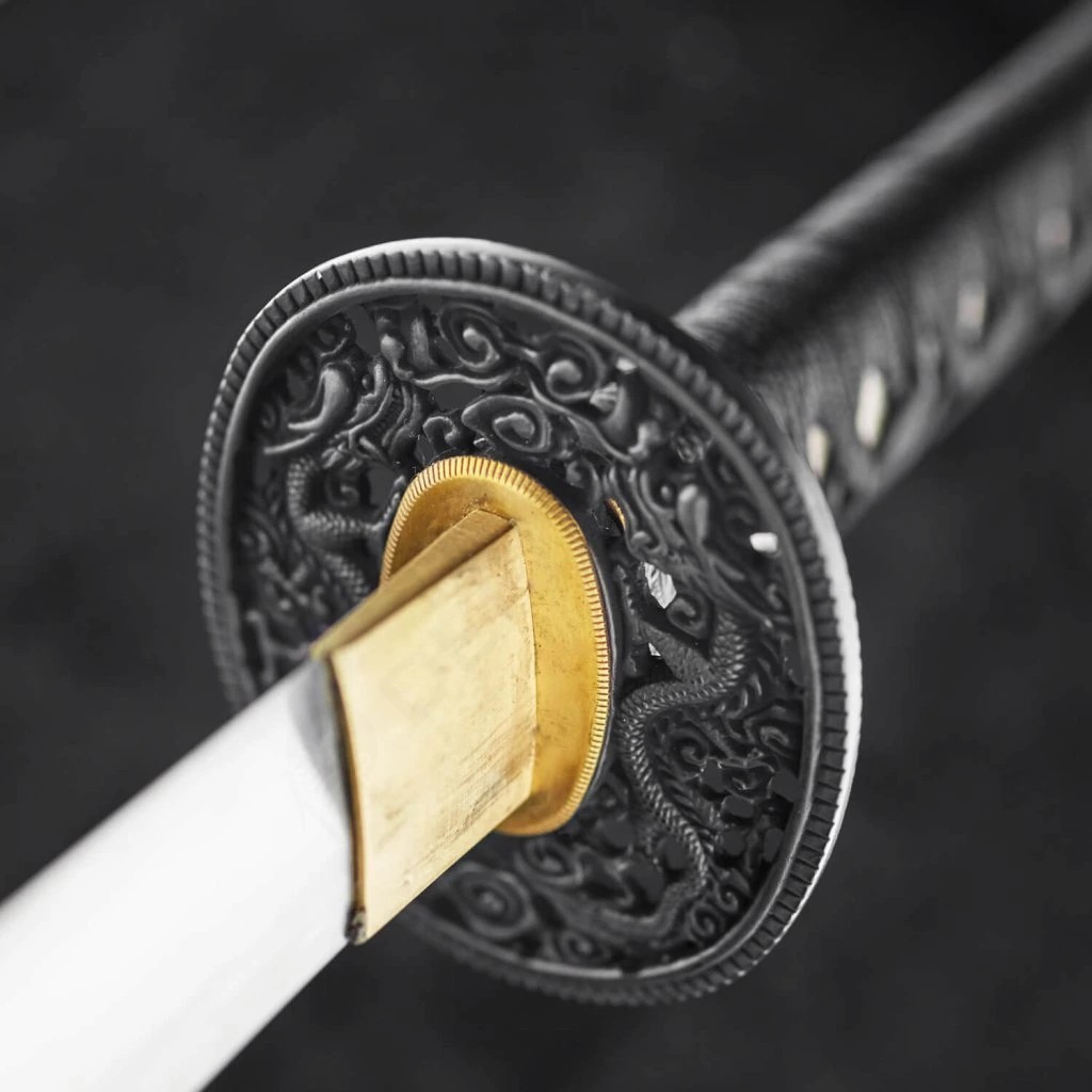 foto Kawashima Replika katany Mizuki, p�ekl�dan� ocel AISI 1045, Hamon Choji