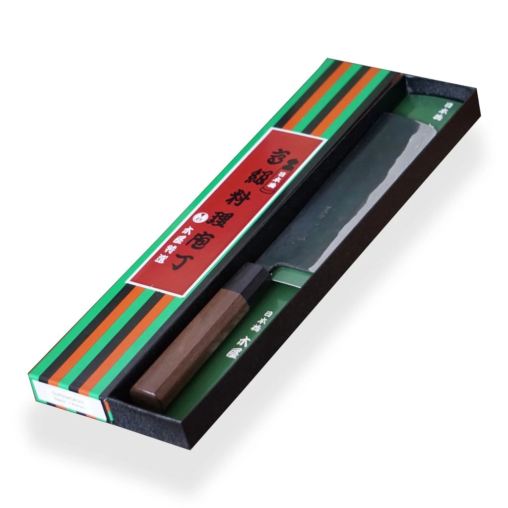 foto N�� Nakiri 170 mm - KIYA Suminagashi Damascus 11 layers