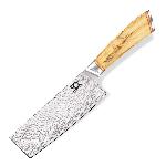 N�� na zeleninu Nakiri 170 mm SOK Olive Sunshine Damascus