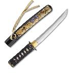 Kawashima Tanto Taiga 0,69 Shaku, uhl�kov� ocel AISI 1045, le�t�n� imitace hamonu