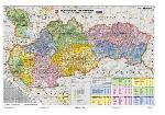 Slovensko � administrativn� �len�n� � kraje, 135�100 cm
