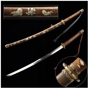 Kawashima-Sberatelska-replika-mece-Gunto-typ-III-AISI-1095-s-pravym-hamonem-Midare