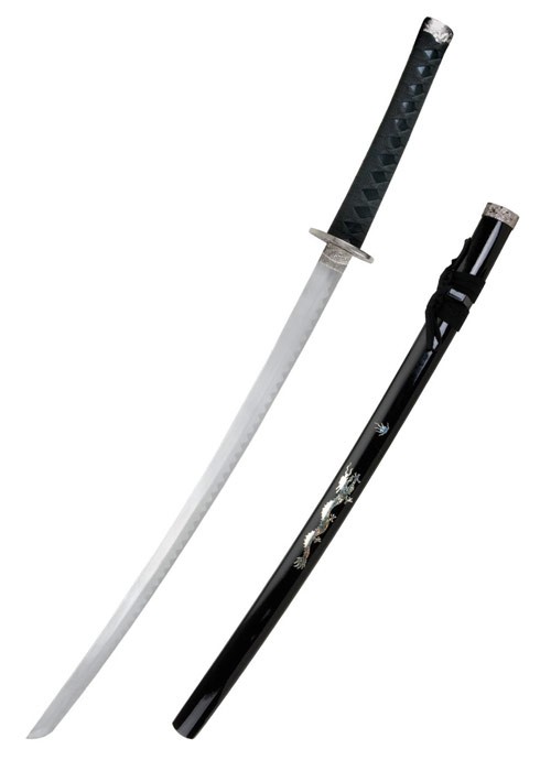 foto Black Dragon 3-Piece Samurai Sword Set with Display Stand