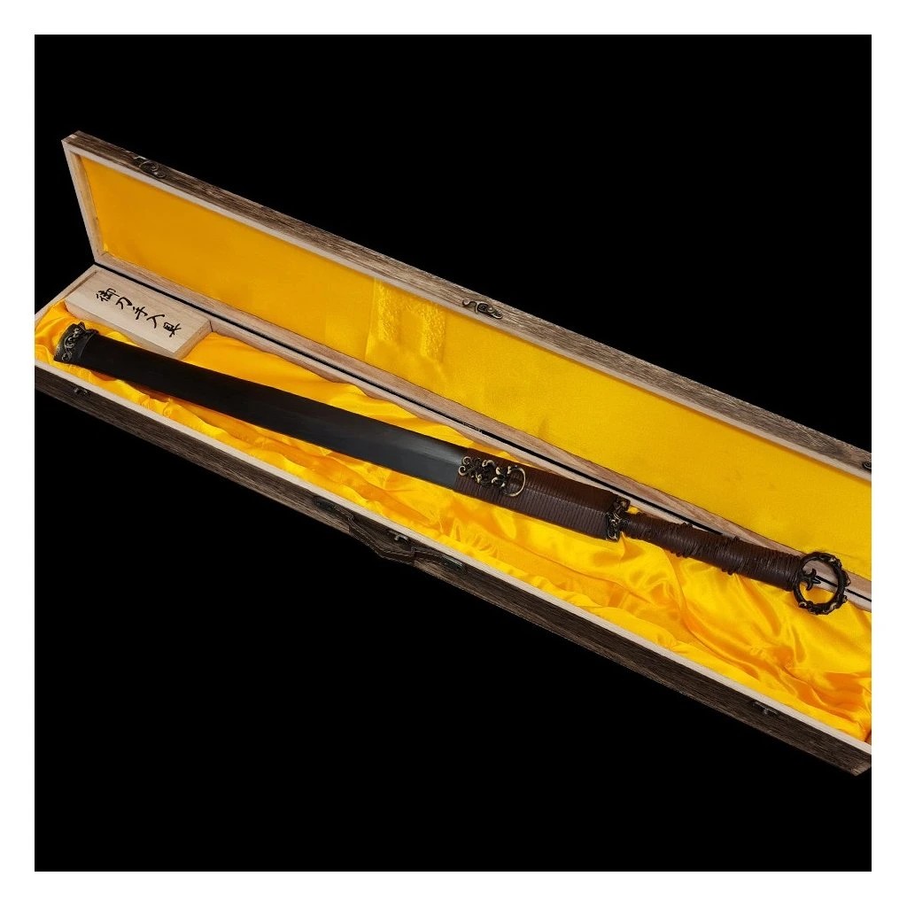 foto Kawashima Replika tradi�n� ��nsk� �avle Han Dao z p�ekl�dan� oceli, s d�ev�nou pochvou