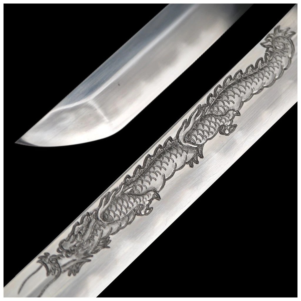 foto Kawashima �emesln� replika me�e katana Doragon, ocel T-10