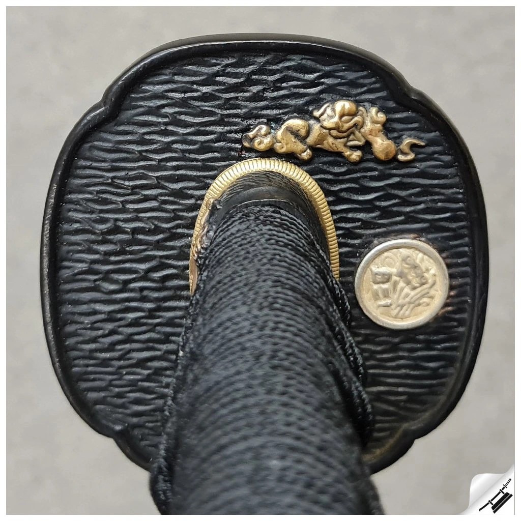 foto Kawashima Funk�n� replika me�e katana Raion, skl�dan� ocel AISI 1075