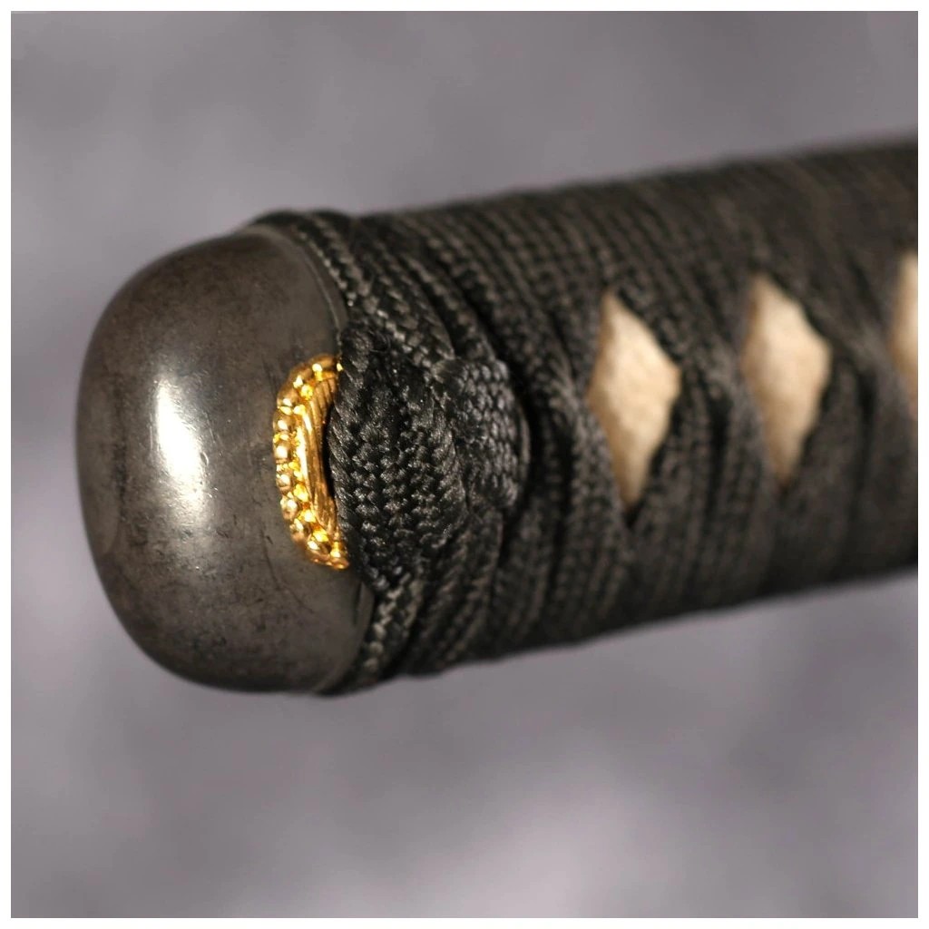 foto Kawashima Wakizashi Nobunaga 1,60 Shaku, uhl�kov� ocel AISI 1045, le�t�n� imitace hamonu, Yokote