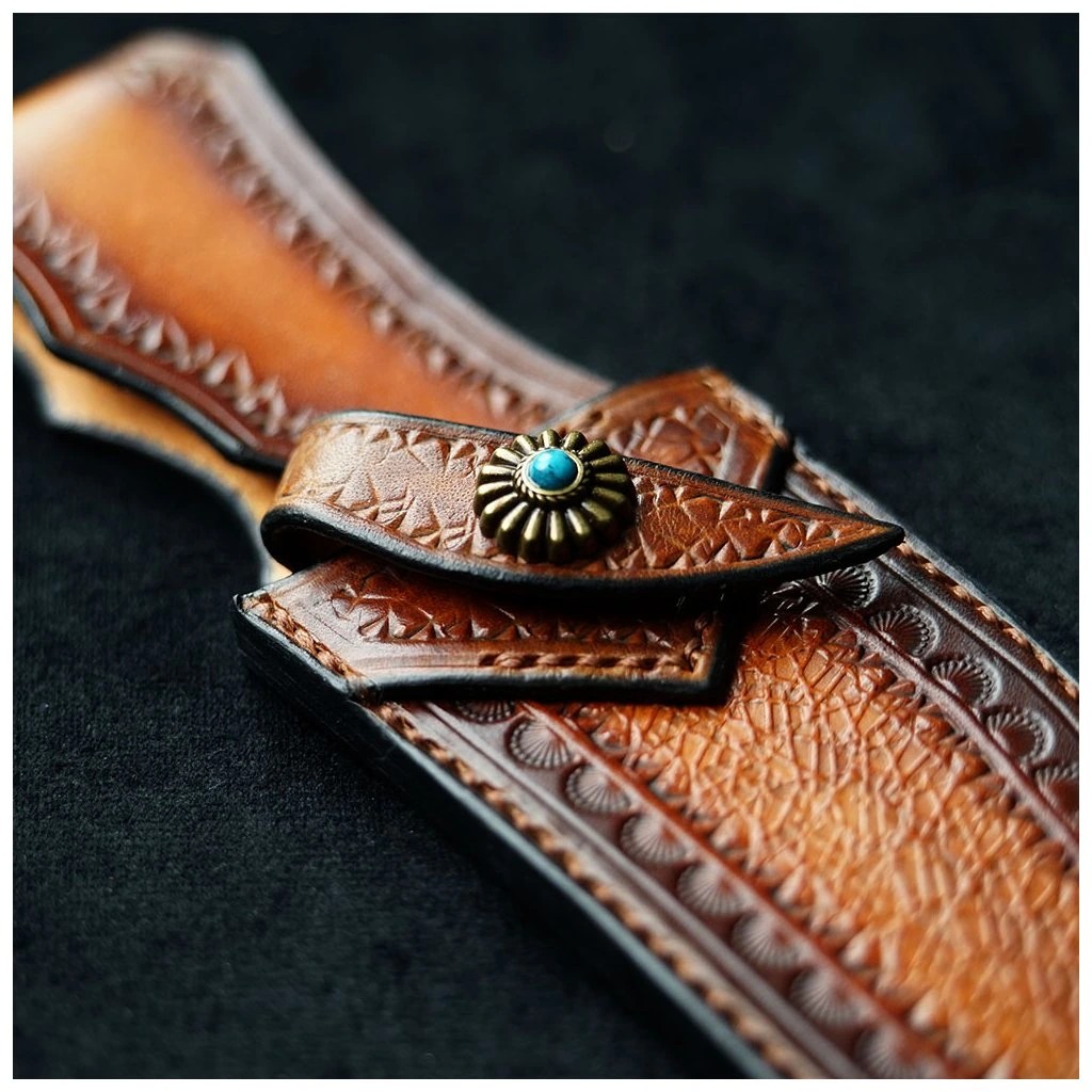 foto Luxusn� outdoorov� n�� Dellinger DOD, ocel SKD11, Desert Iron-wood