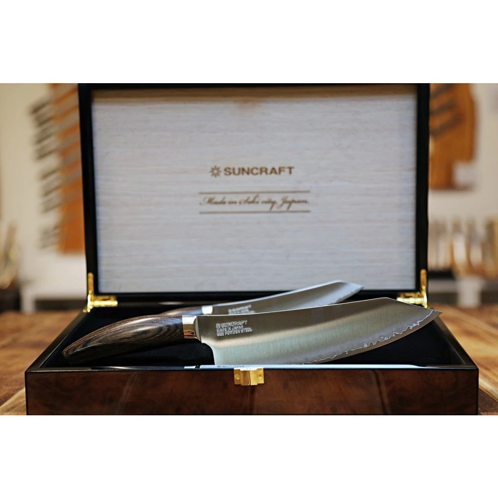 foto D�rkov� sada - Suncraft ELEGANCIA SG2 - Kiritsuke / Chef 200 mm + Petty 150 mm