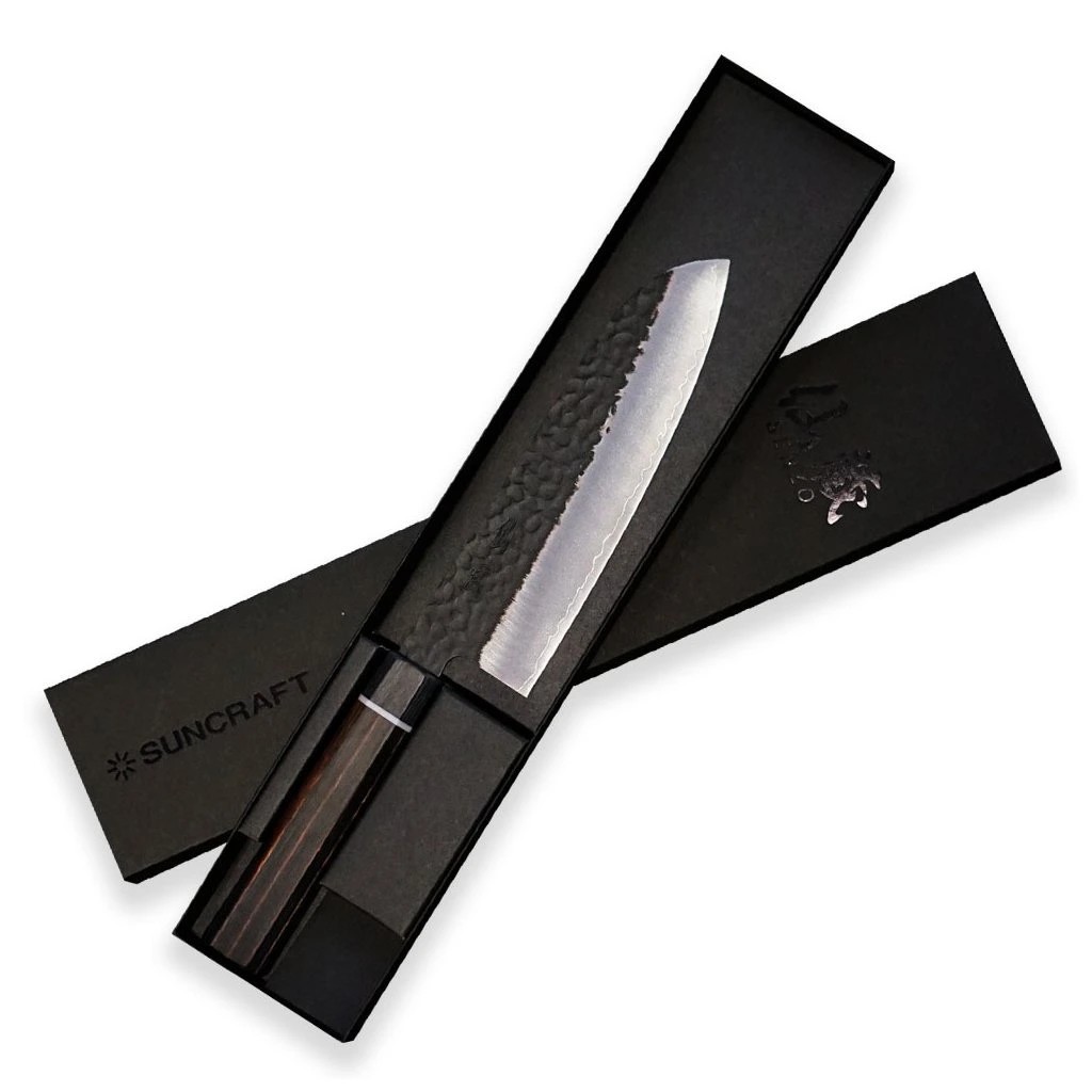 foto Kuchy�sk� n�� Santoku 170 mm Suncraft Senzo Finest SPG STRIX�