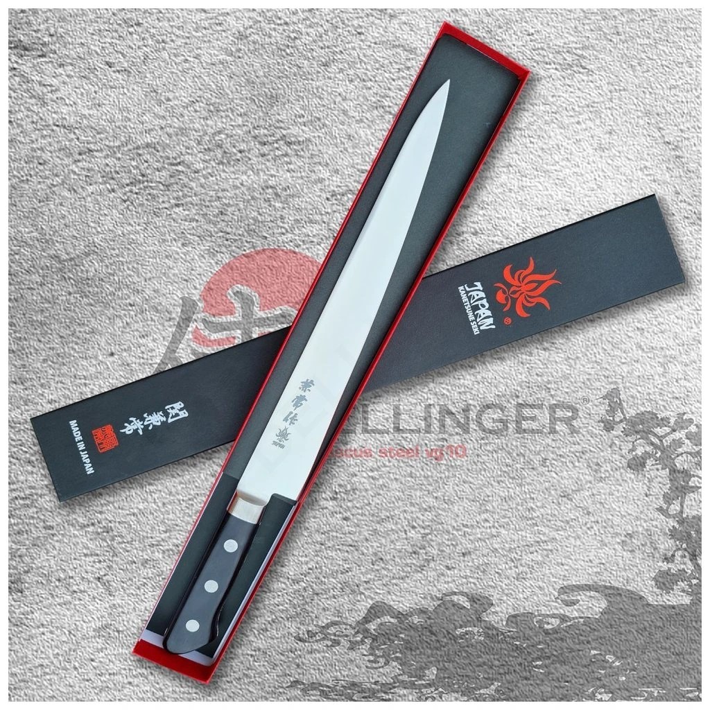 foto Japonsk� n�� Sujihiki 240mm Kanetsune AUS-10 PRO Series