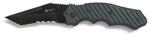 Triumph Folder black half-serrated non assistant