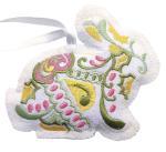 Vy��van� dekorace - b�l� zaj��ek