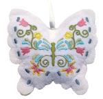 Vy��van� dekorace - b�l� mot�l