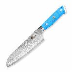 N�� kuchy�sk� Santoku 180 mm Dellinger Blue Stone Damascus