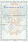 ivnostensk list RYJO Trade s.r.o.